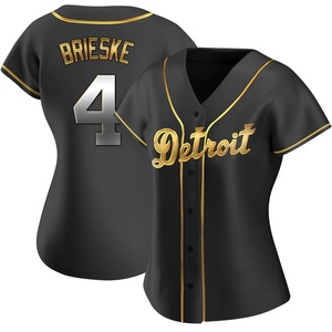 Beau Brieske Detroit Tigers Youth Navy Backer Long Sleeve T-Shirt 
